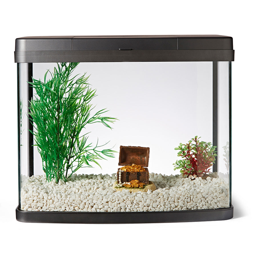 Aqua Town Bubbling Treasure Chest Aquarium Decoration – Aerating Tank Ornament