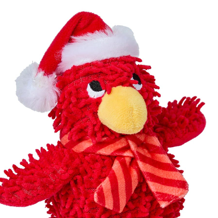 Christmas Turkey Tug Rope Squeaky Toy – Mini Dog Play Toy